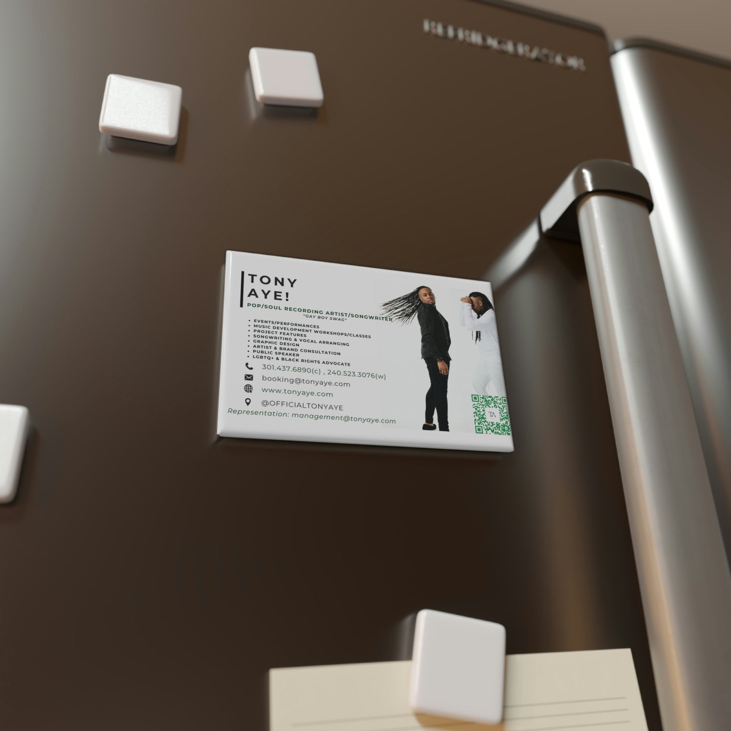 Button Magnet, Rectangle (1 & 10 pcs)