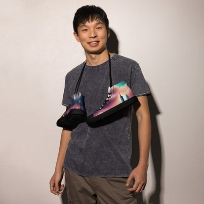 LUX Men’s high top canvas shoes