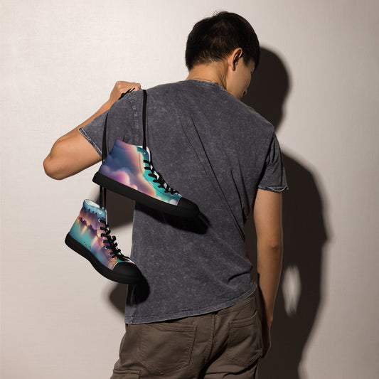 LUX Men’s high top canvas shoes