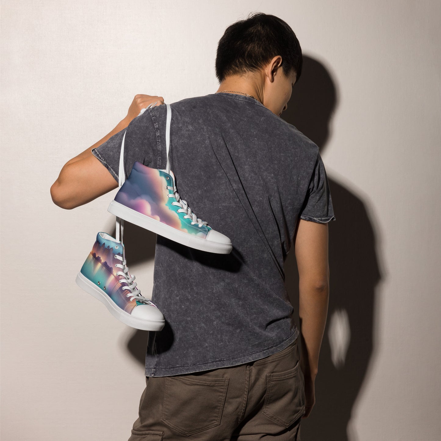 LUX Men’s high top canvas shoes