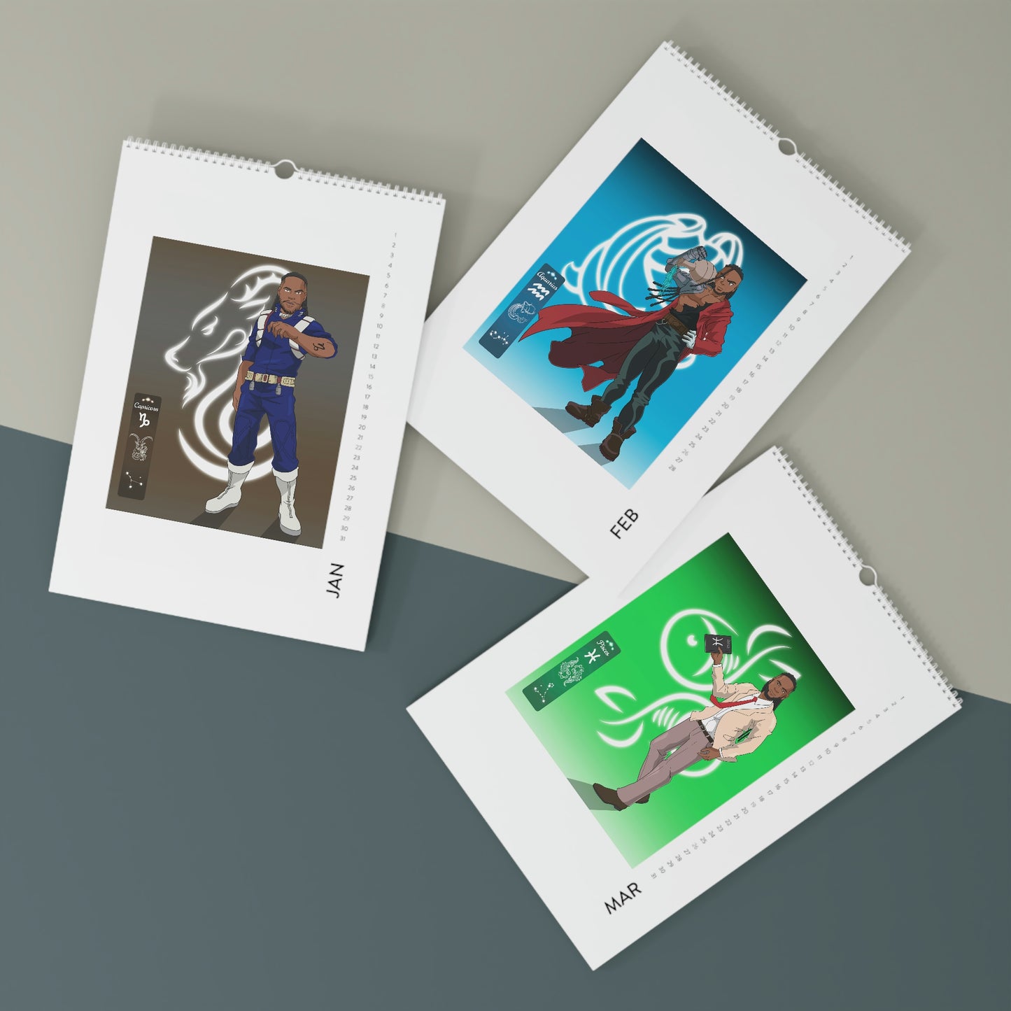 Zodiac Wall Calendar (2023)